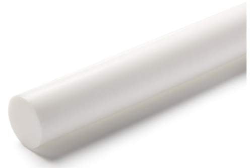 Light Gray Delrin® Plastic Rod | Acetal Homopolymer: 90mm to 200mm diameter