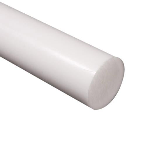 Light Gray Acetal Plastic Rod (Acetal Copolymer): 40mm to 100mm diameter